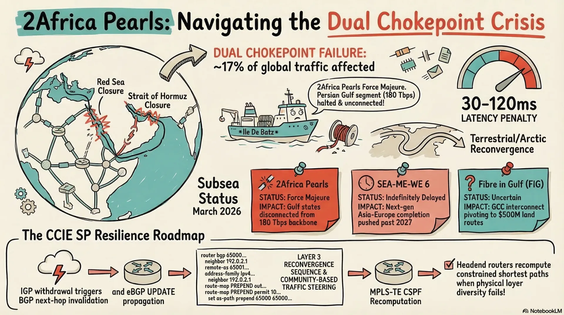 2Africa Pearls Subsea Cable Paused Overview