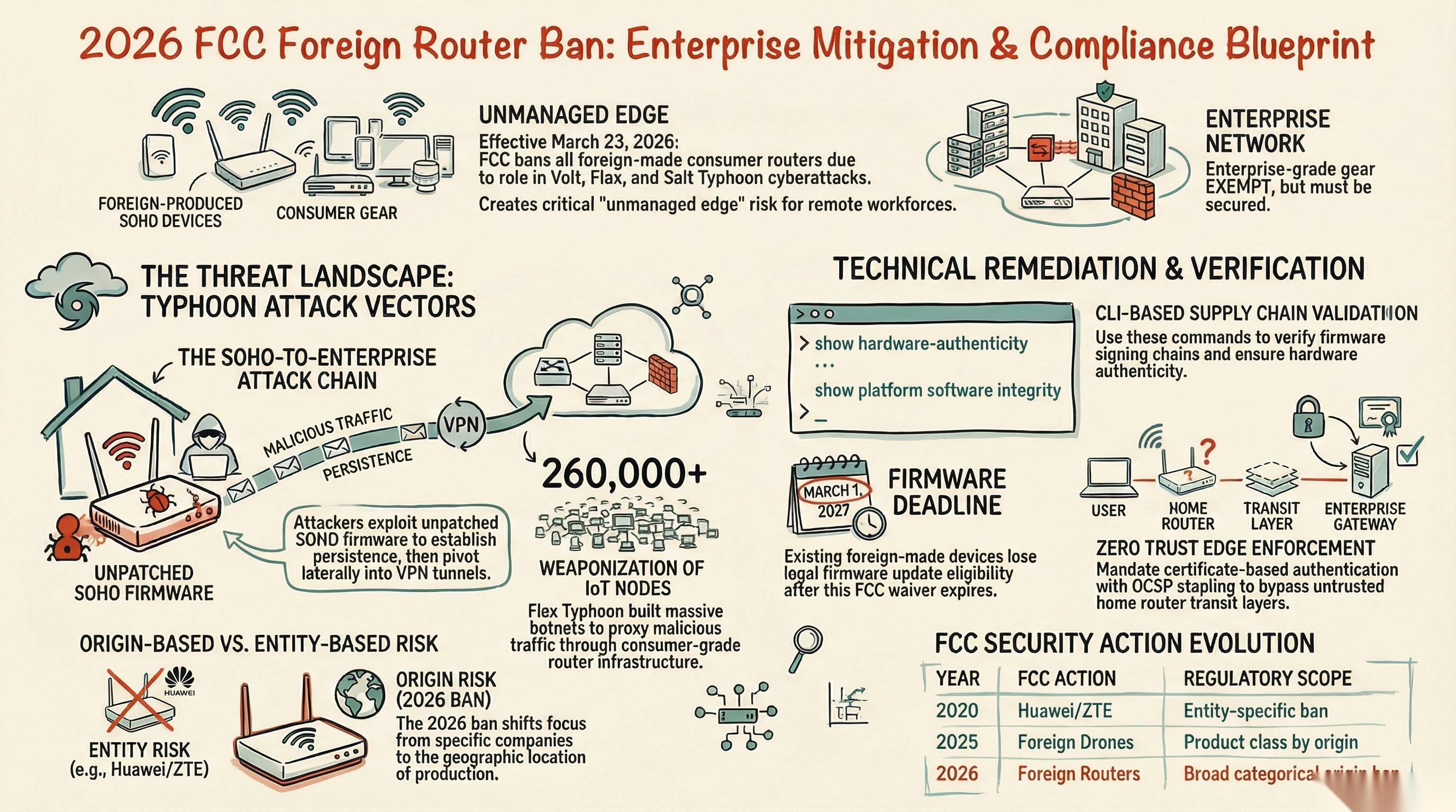 FCC Router Ban Technical Architecture
