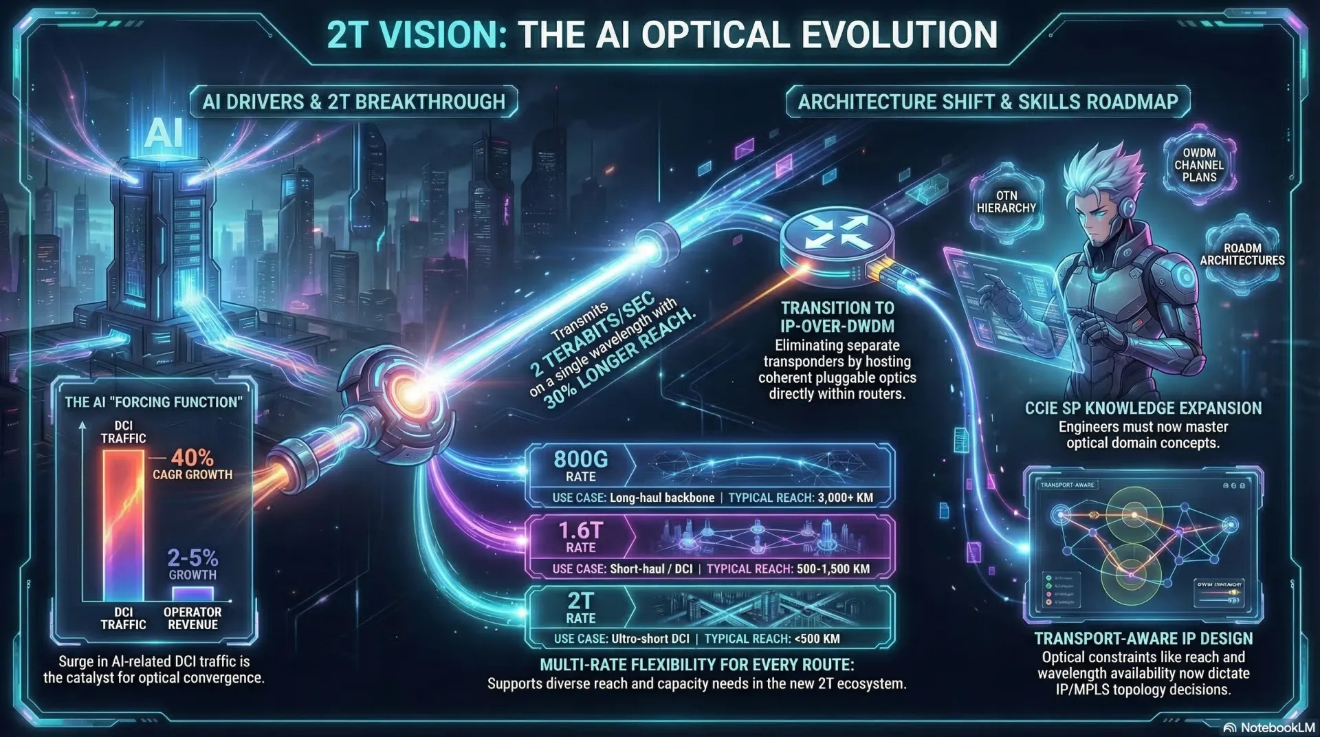 2T Vision: The AI Optical Evolution — Complete overview of Huawei's 2T optical solution and its impact on SP engineering