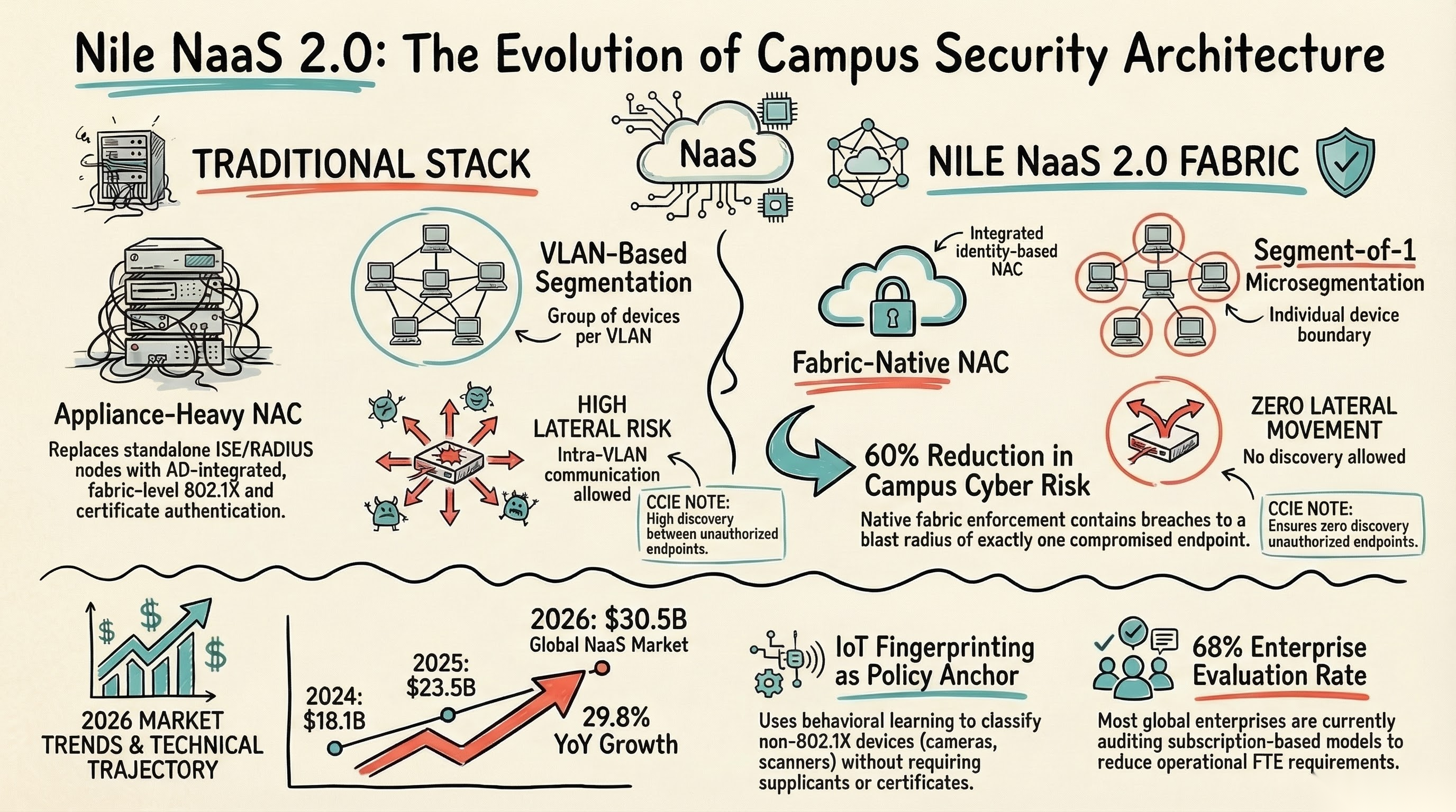 Nile NaaS Native NAC Microsegmentation Technical Architecture