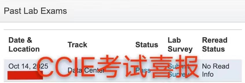 CCIE DC Pass - Cisco Portal