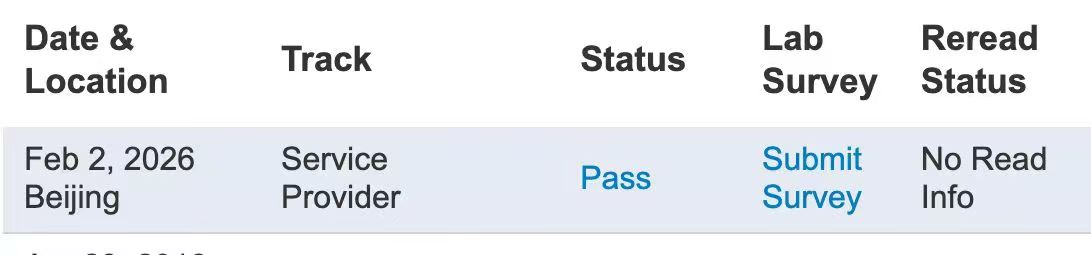 CCIE SP Pass - Cisco Portal